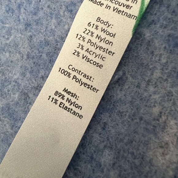 Lululemon So Sherpa Lunar Eclipse Periwinkle Blue Full Zip Hooded Jacket Size 12 - Picture 12 of 15